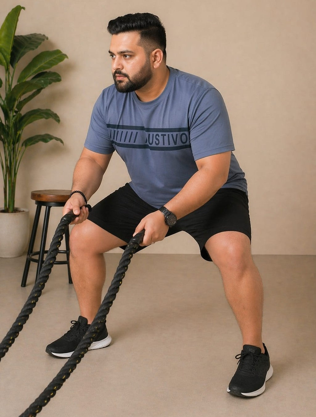 Austivo Men's Active Wear  T-shirt