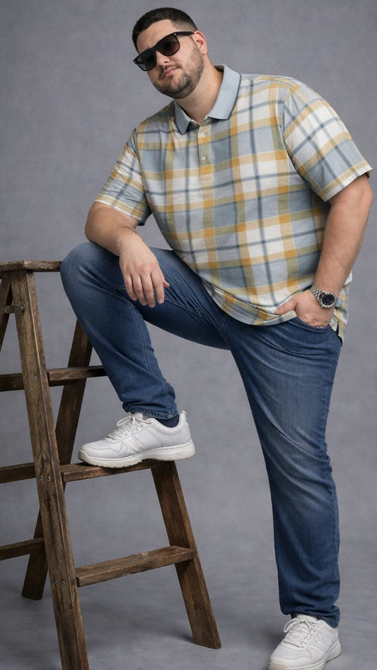 Austivo Men's  Polo Neck T-shirt