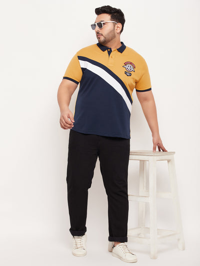 Austivo Men Polo Neck Multicolor T-Shirt