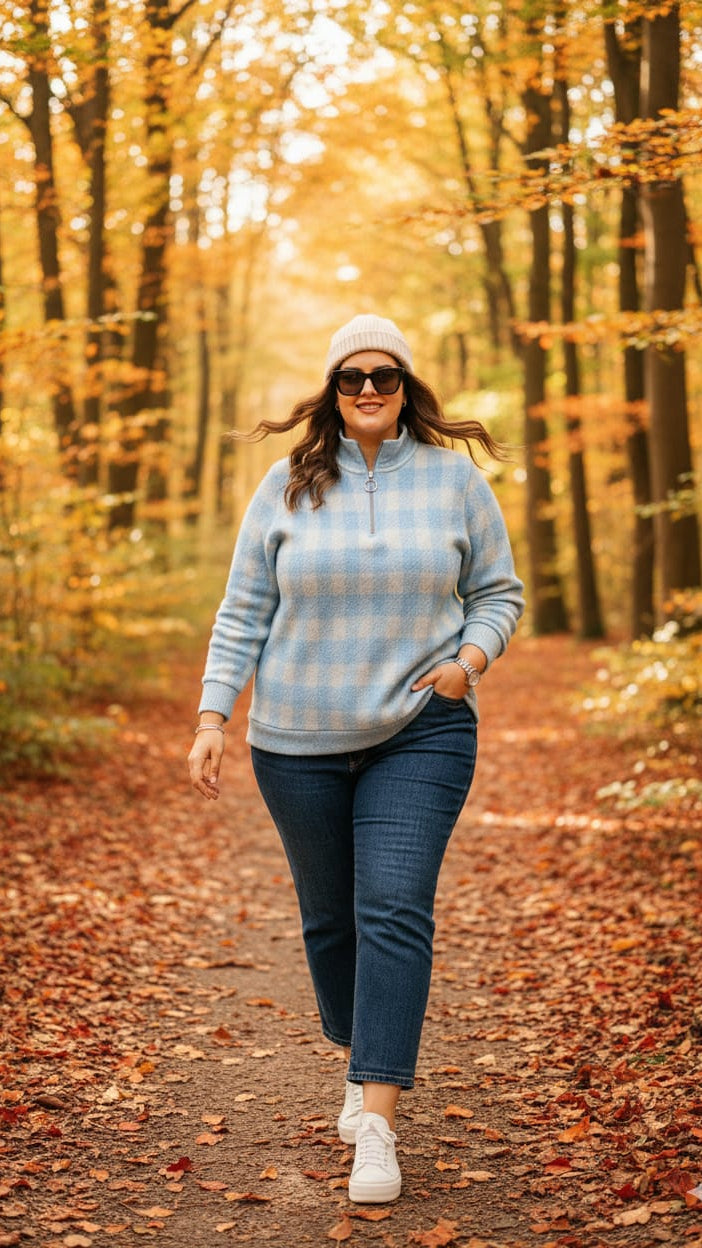 Austivo Women Colour Block High Neck Cardigan