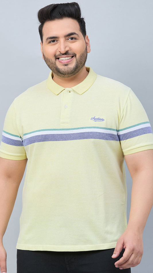 Austivo Men's Polo Neck T-shirt