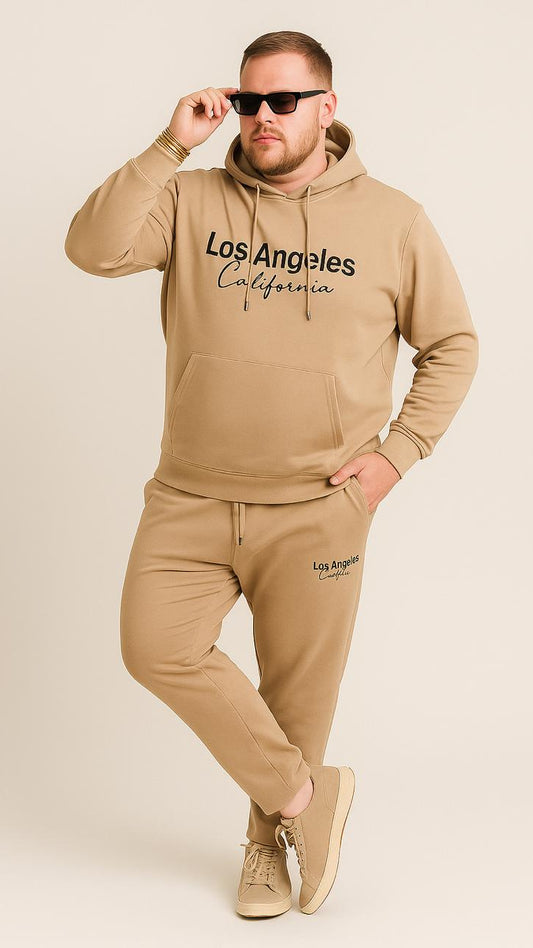 Austivo Plus Size Men's Co-ord Set