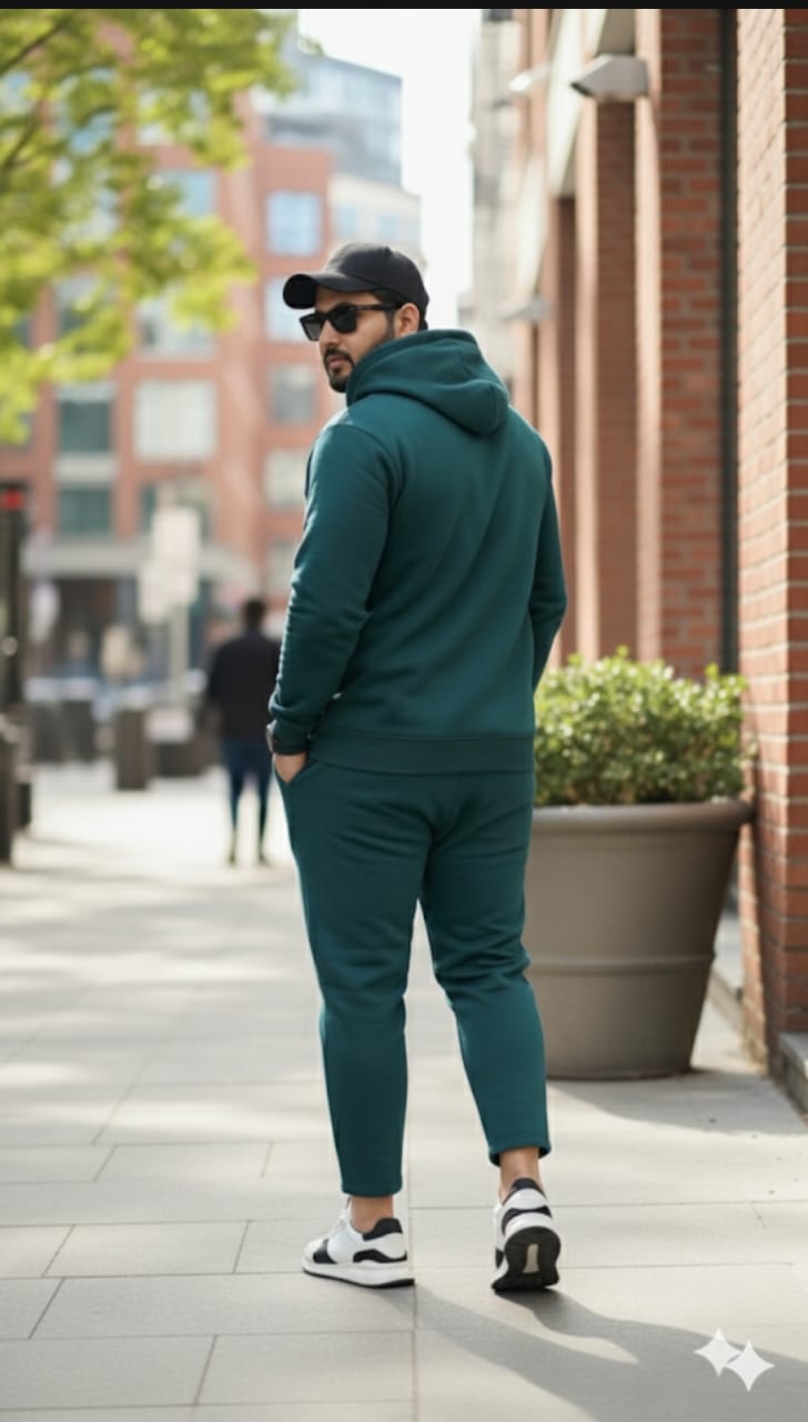 Austivo Plus Size Men's Co-ord Set