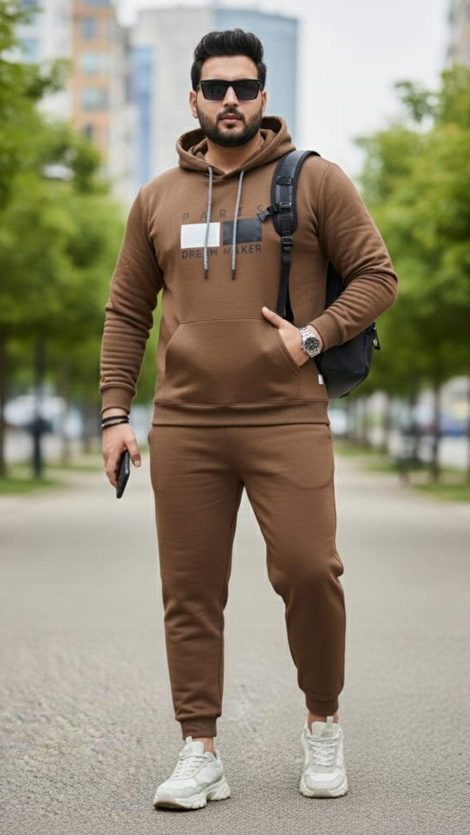 Austivo Plus Size Men's Co-ord Set