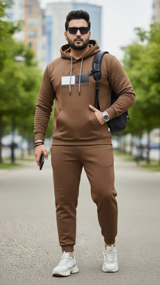 Austivo Plus Size Men's Co-ord Set