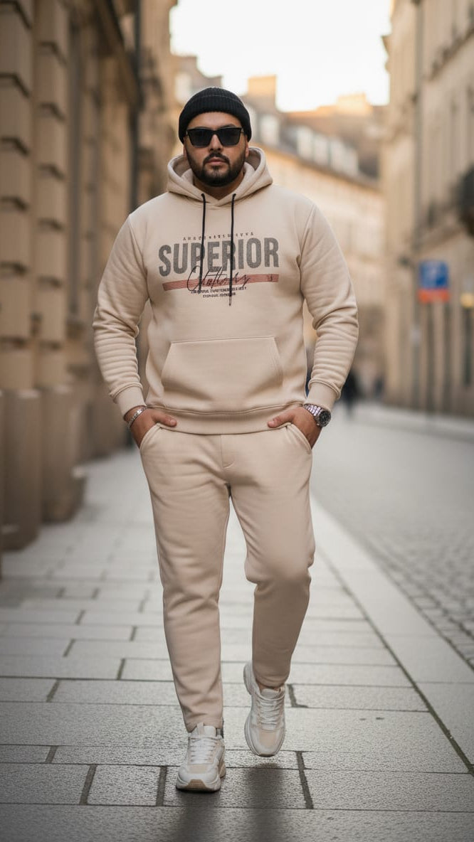 Austivo Plus Size Men's Co-ord Set