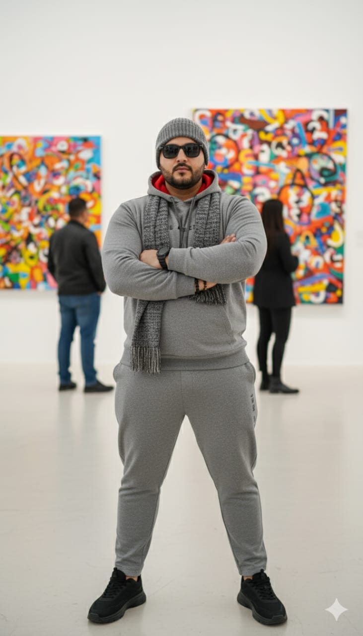 Austivo Plus Size Men's Co-ord Set