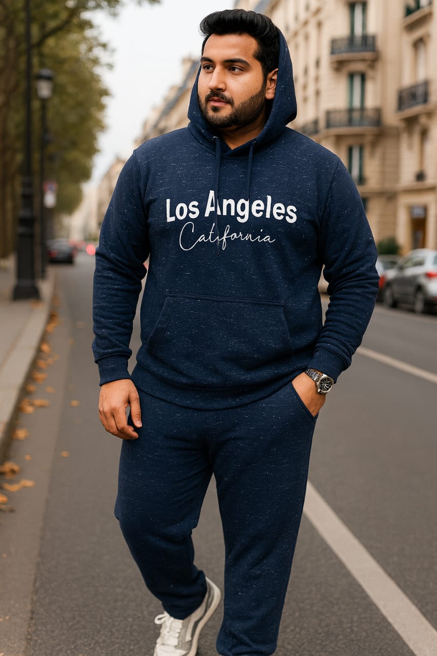 Austivo Plus Size Men's Co-ord Set