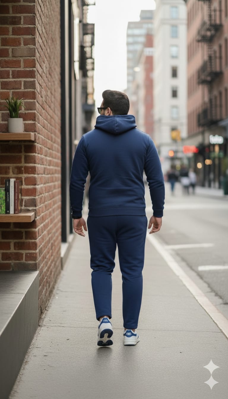 Austivo Plus Size Men's Co-ord Set