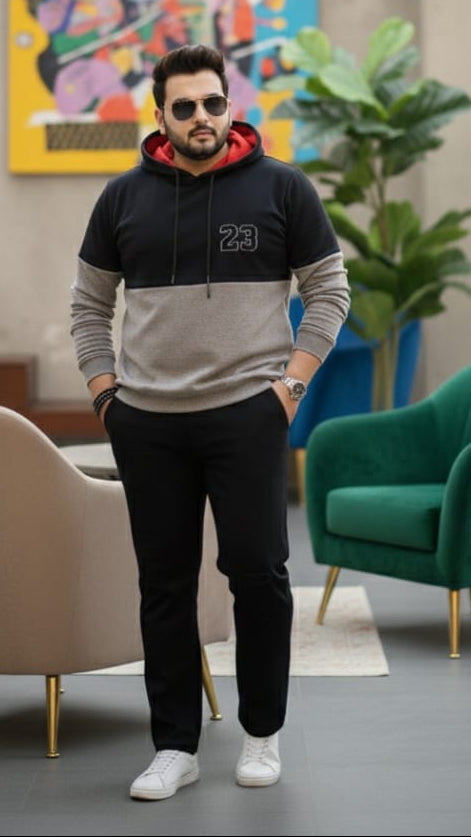 Austivo Plus Size Men's Co-ord Set