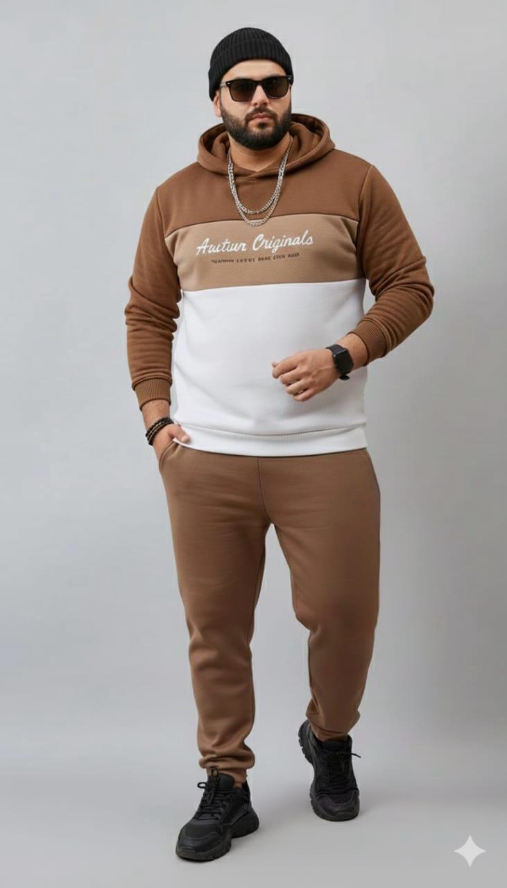 Austivo Plus Size Men's Co-ord Set