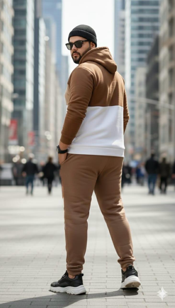 Austivo Plus Size Men's Co-ord Set