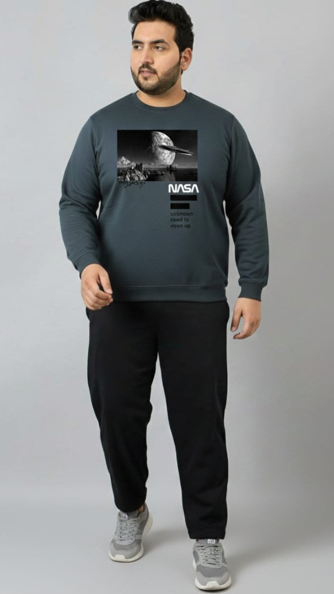 Austivo Plus Size Men's Co-ord Set