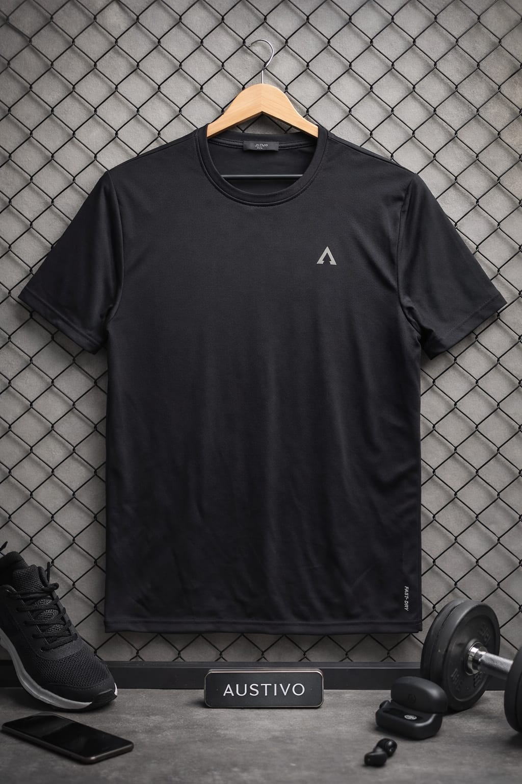 Austivo Men's Active Wear  T-shirt