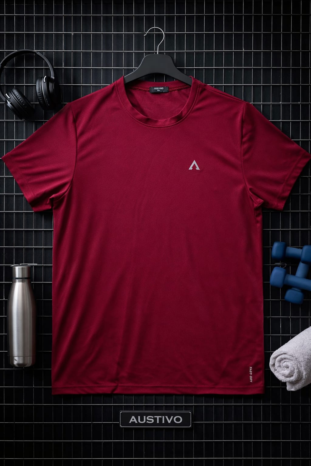 Austivo Men's Active Wear  T-shirt