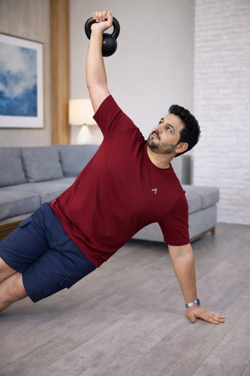 Austivo Men's Active Wear  T-shirt