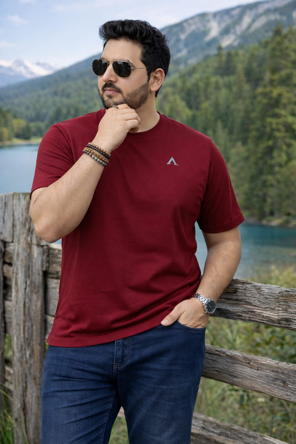 Austivo Men's Active Wear  T-shirt