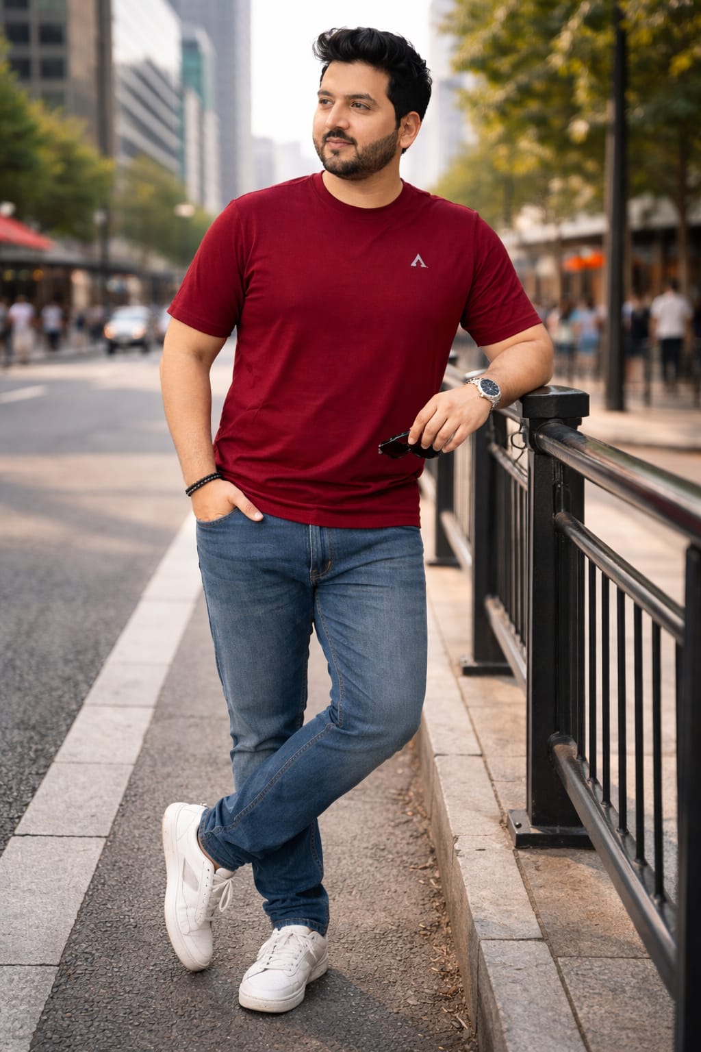 Austivo Men's Active Wear  T-shirt