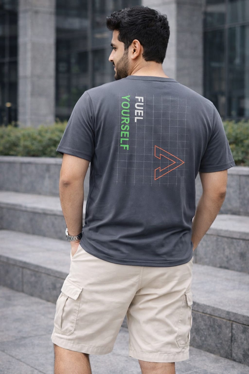 Austivo Men's Active Wear  T-shirt