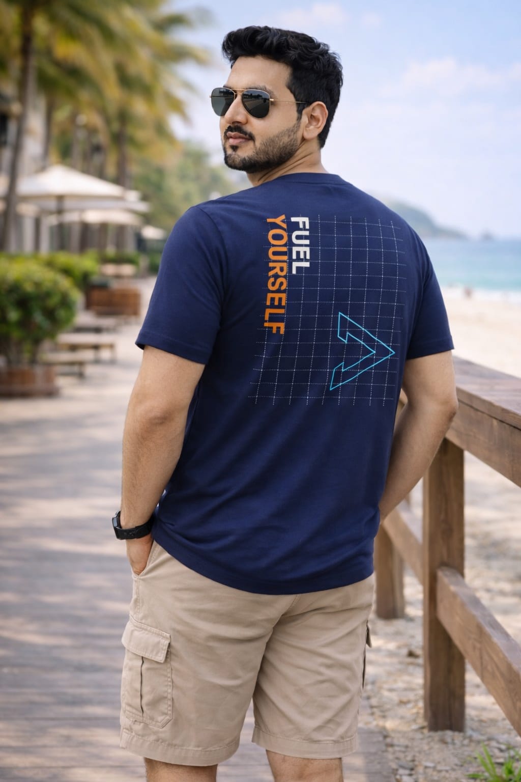 Austivo Men's Active Wear  T-shirt