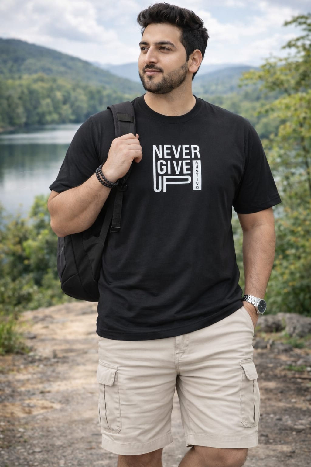 Austivo Men's Active Wear  T-shirt