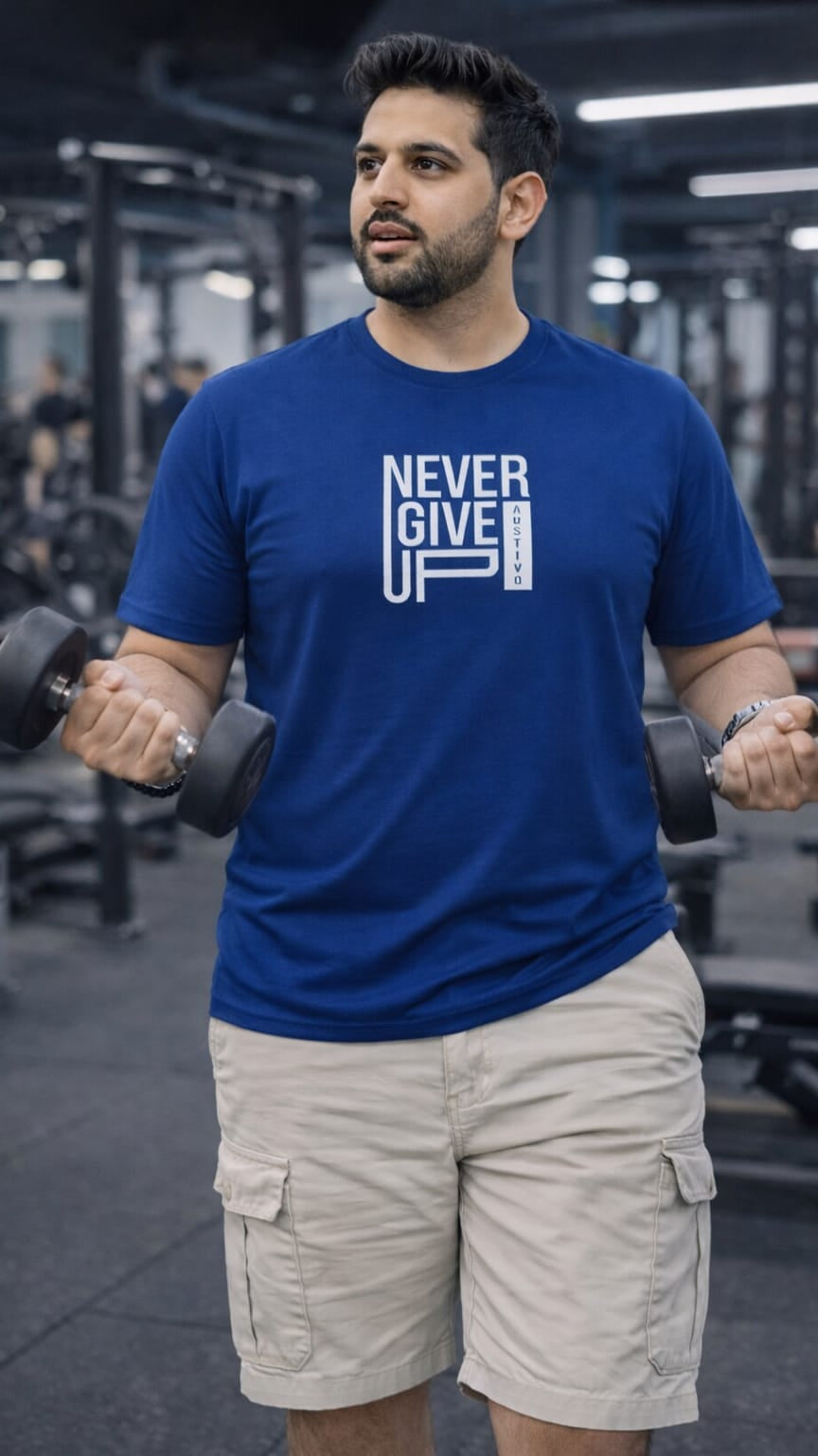 Austivo Men's Active Wear  T-shirt