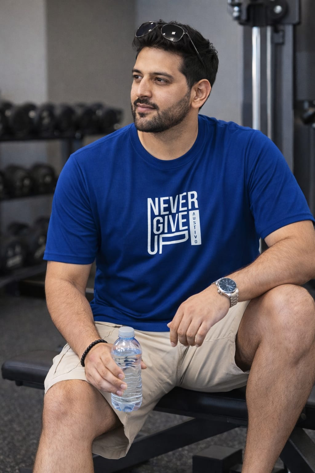 Austivo Men's Active Wear  T-shirt