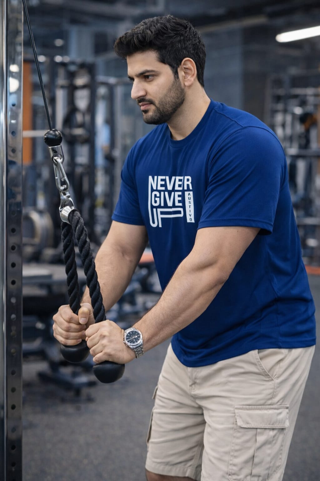 Austivo Men's Active Wear  T-shirt