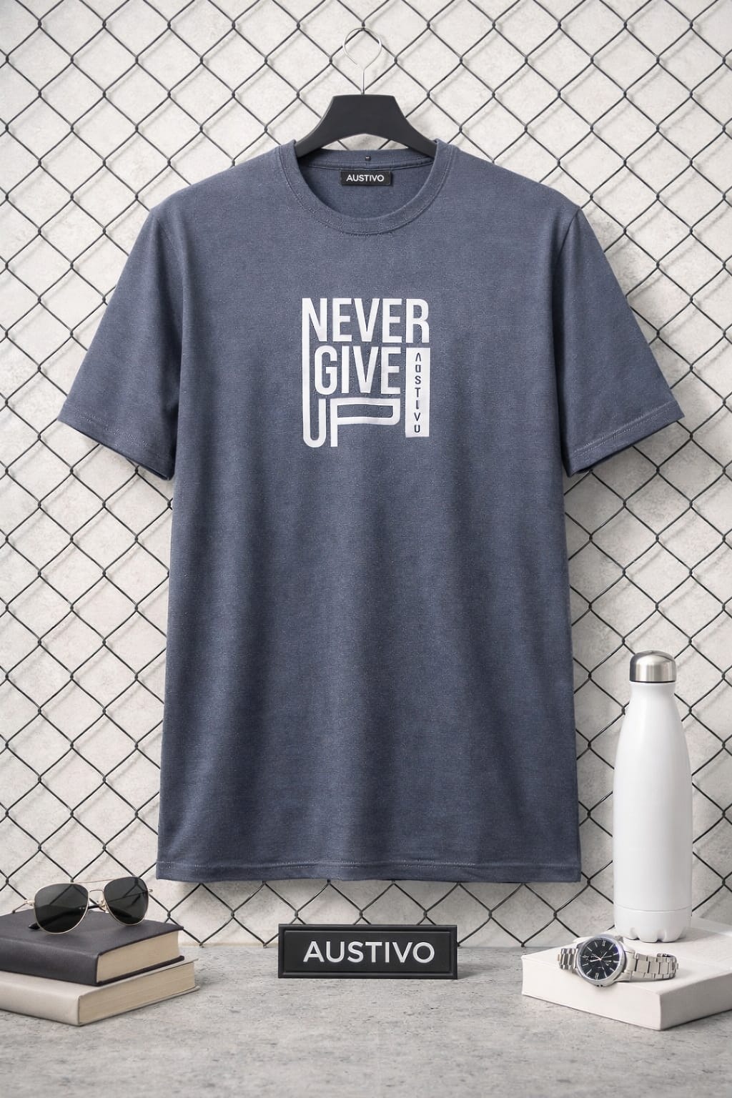 Austivo Men's Active Wear  T-shirt