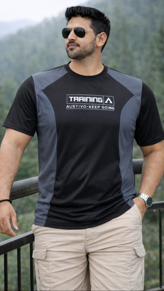 Austivo Men's Active Wear  T-shirt