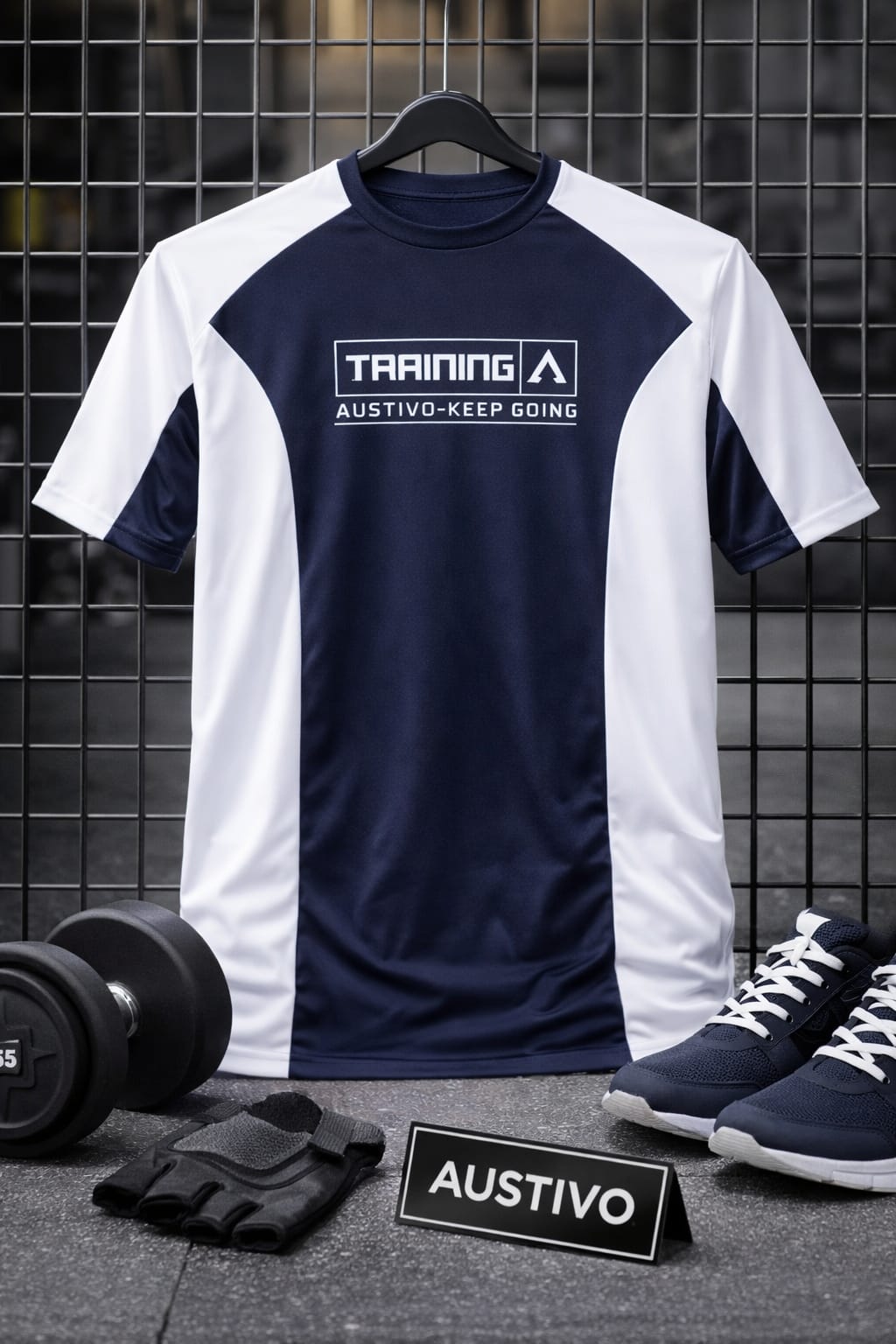 Austivo Men's Active Wear  T-shirt