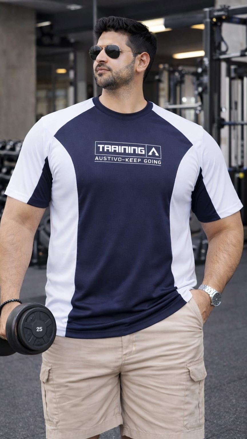 Austivo Men's Active Wear  T-shirt