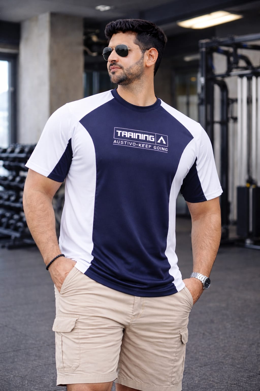 Austivo Men's Active Wear  T-shirt