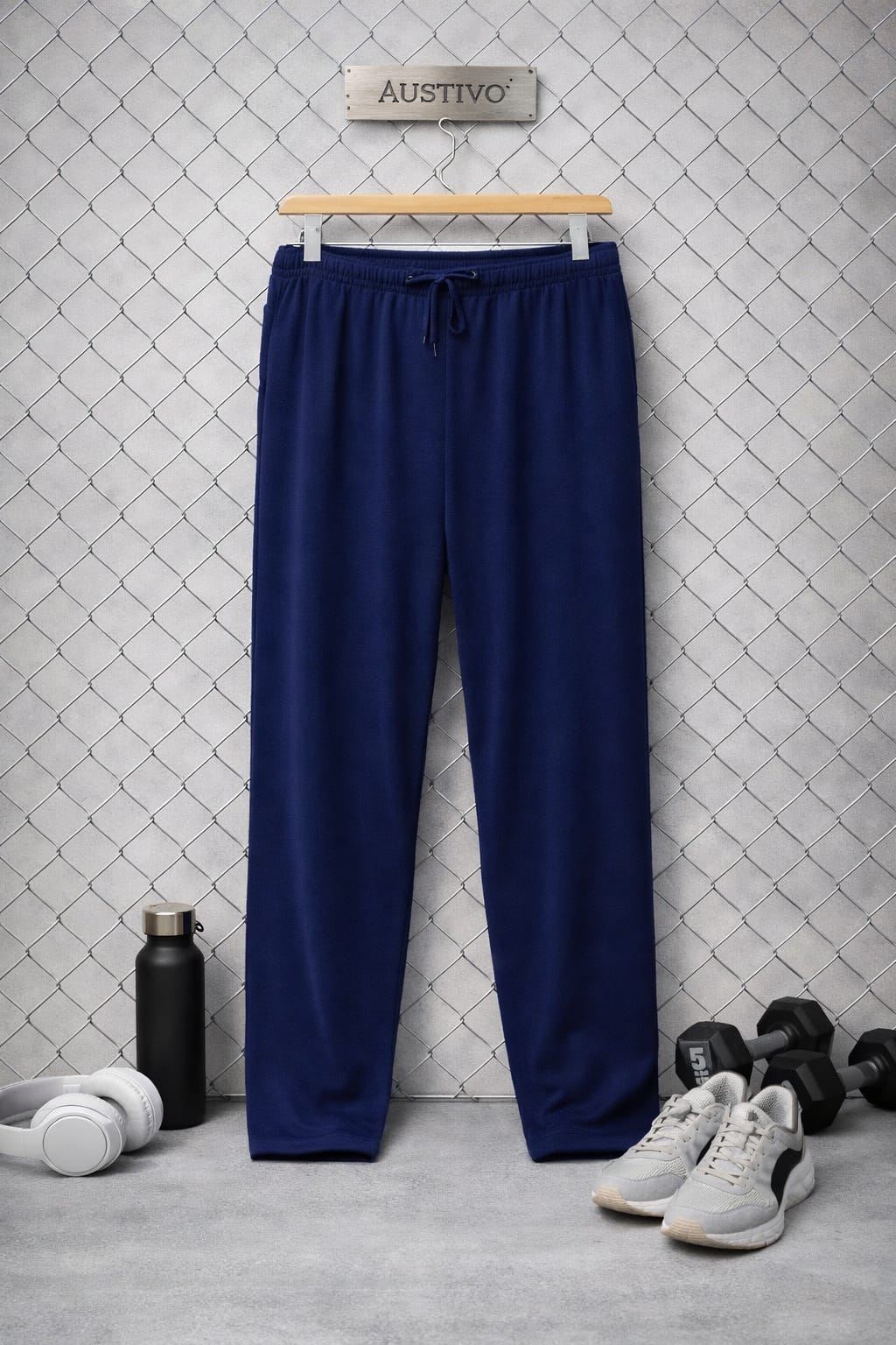 Austivo Men Navy Track Pants