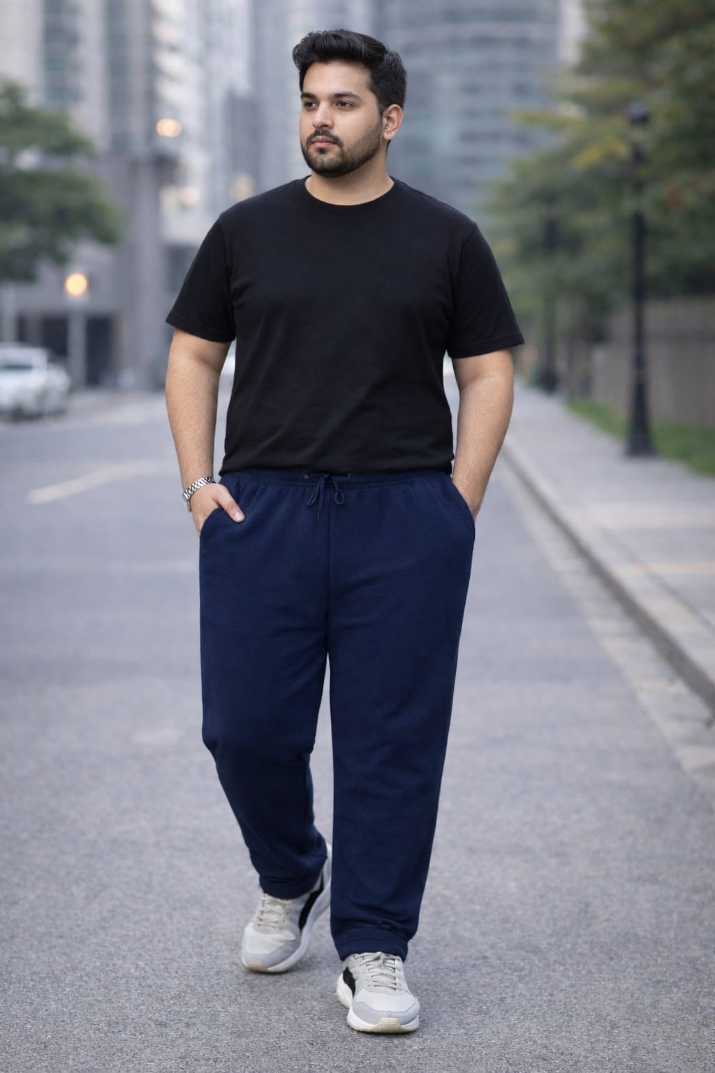 Austivo Men Navy Track Pants