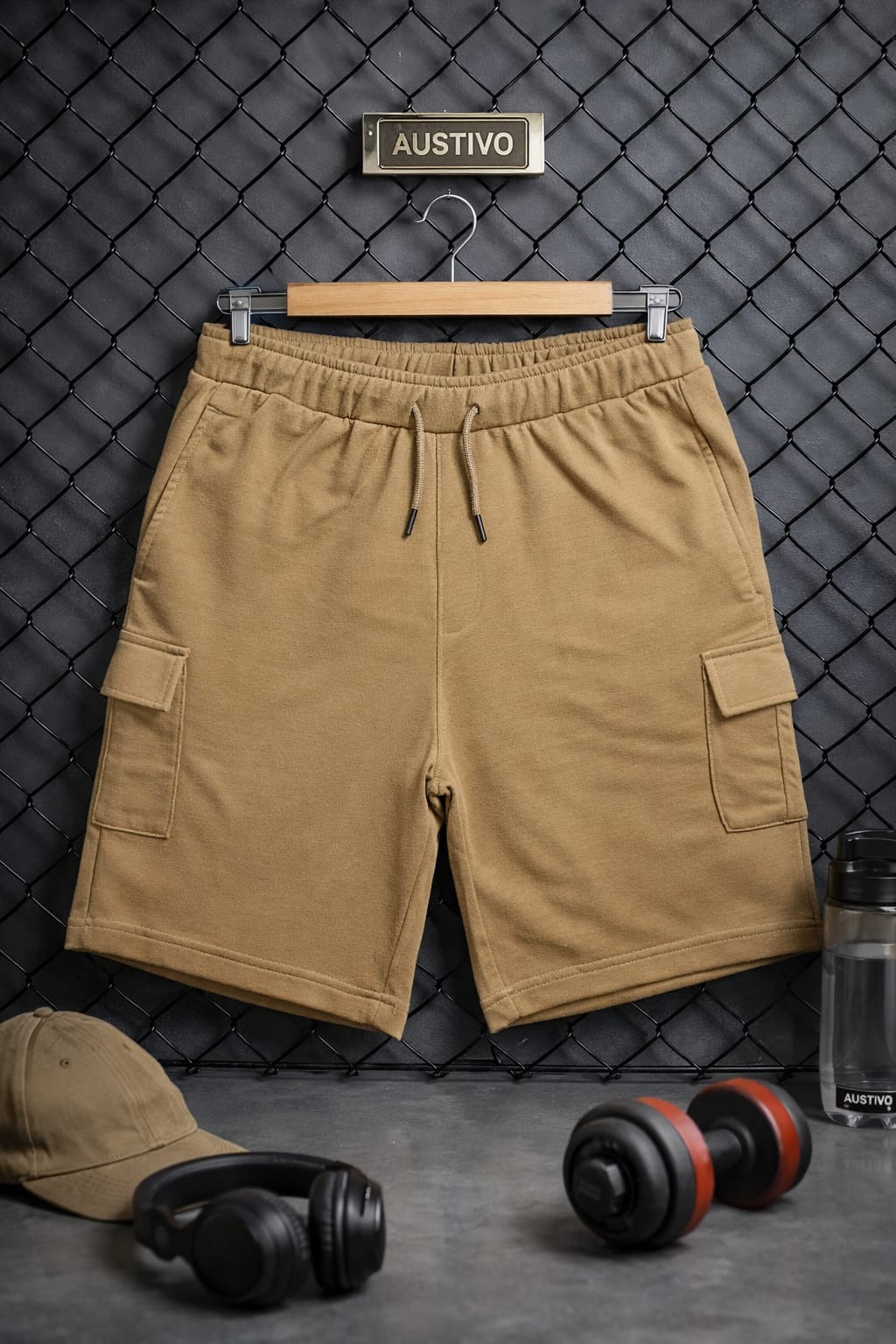 AUSTIVO Men’s Plus Size Shorts