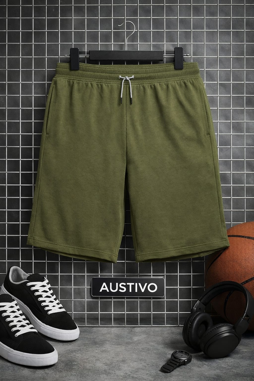AUSTIVO Men’s Plus Size Shorts