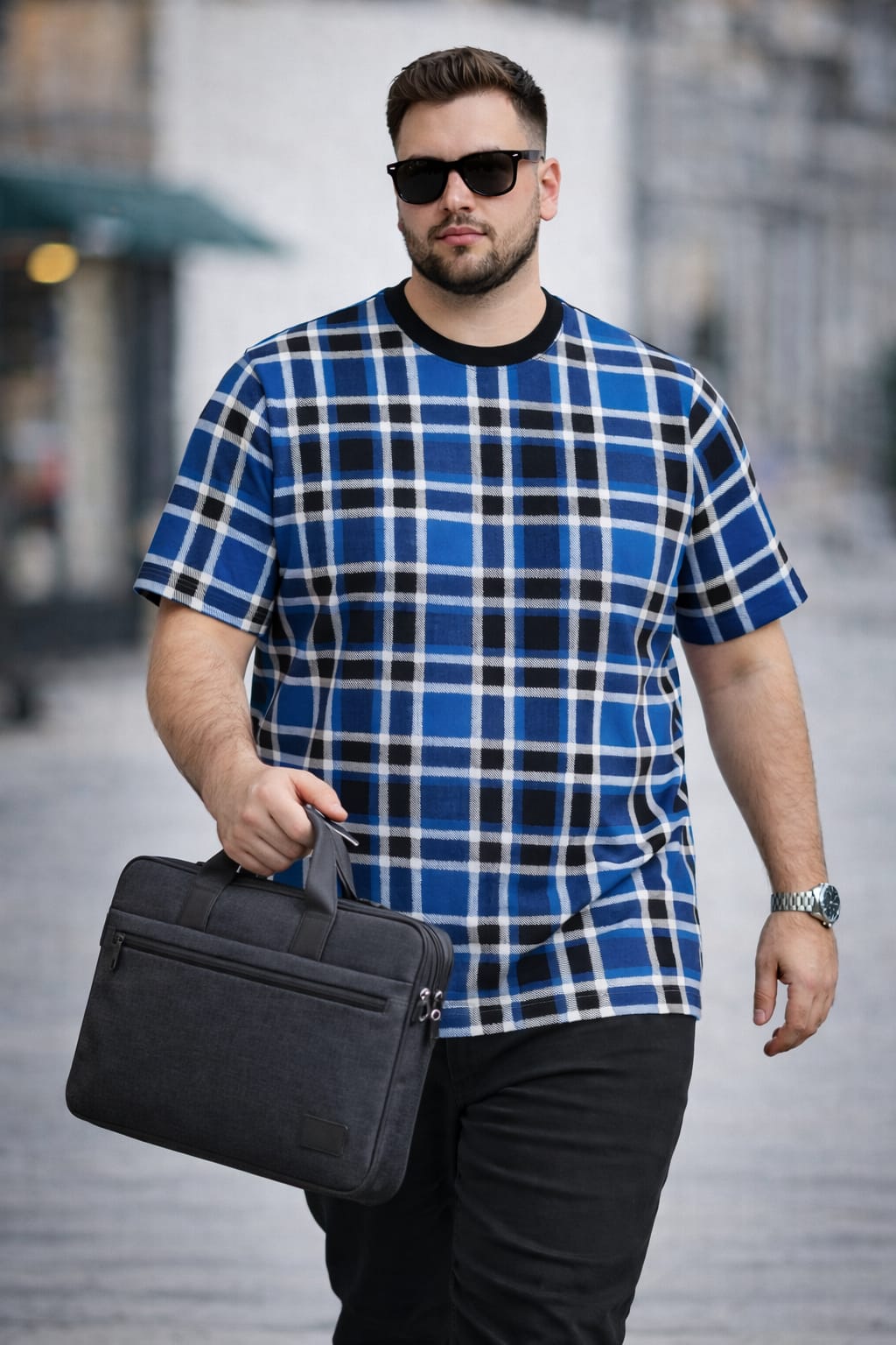 Austivo Men Round Neck Multicolor T-Shirt