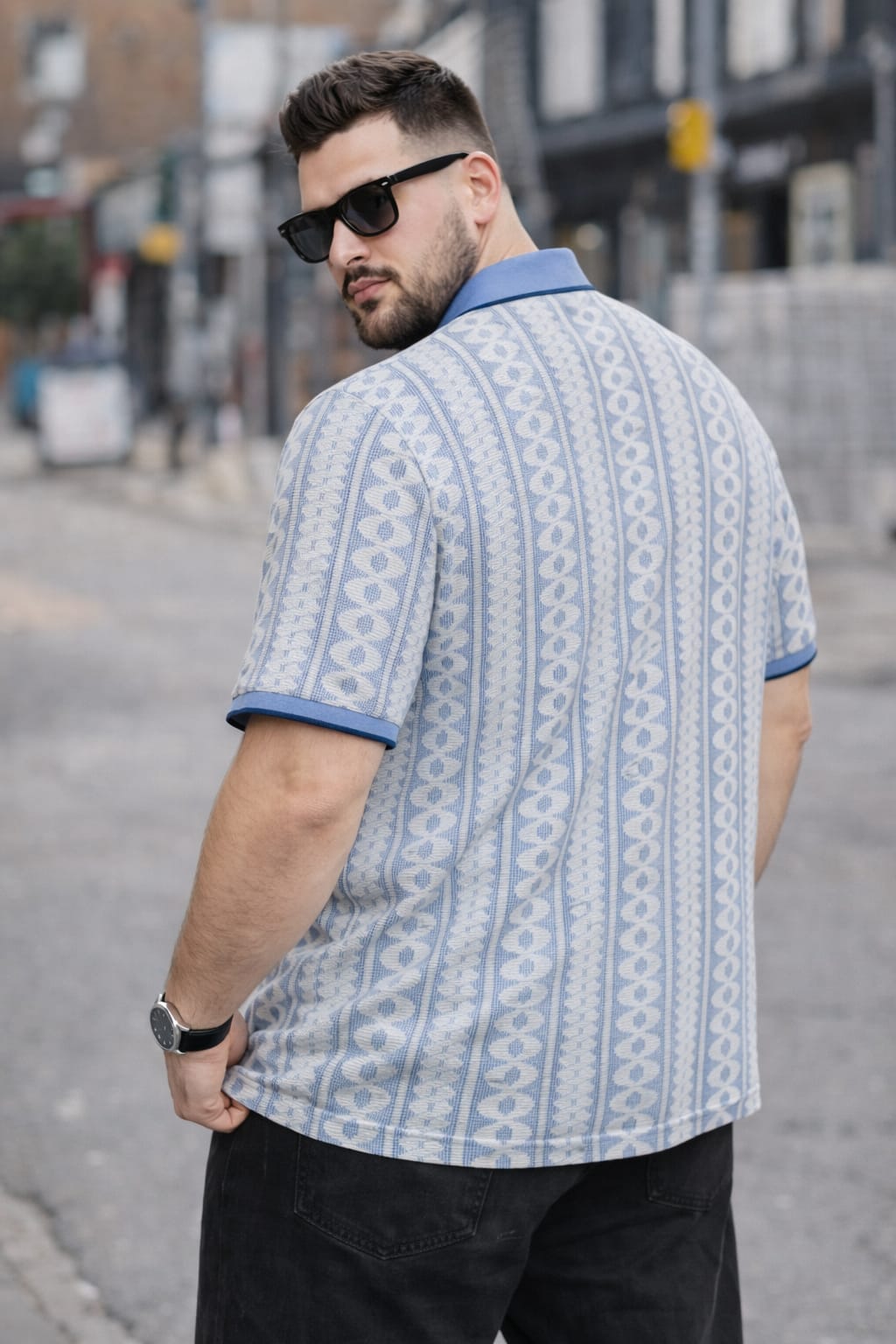 Austivo Men's  Polo Neck T-shirt