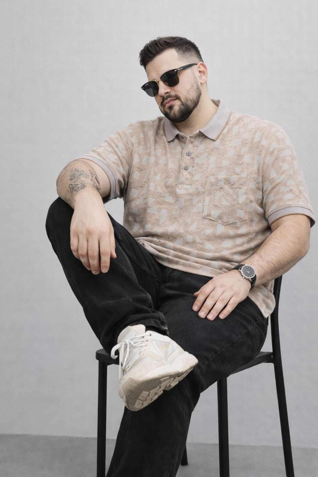 Austivo Men's  Polo Neck T-shirt