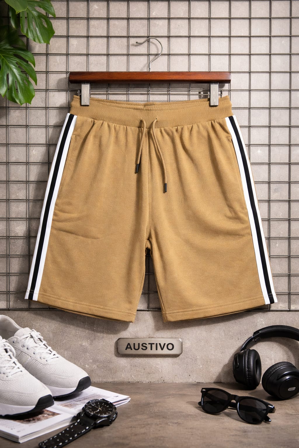 AUSTIVO Men’s Plus Size Shorts