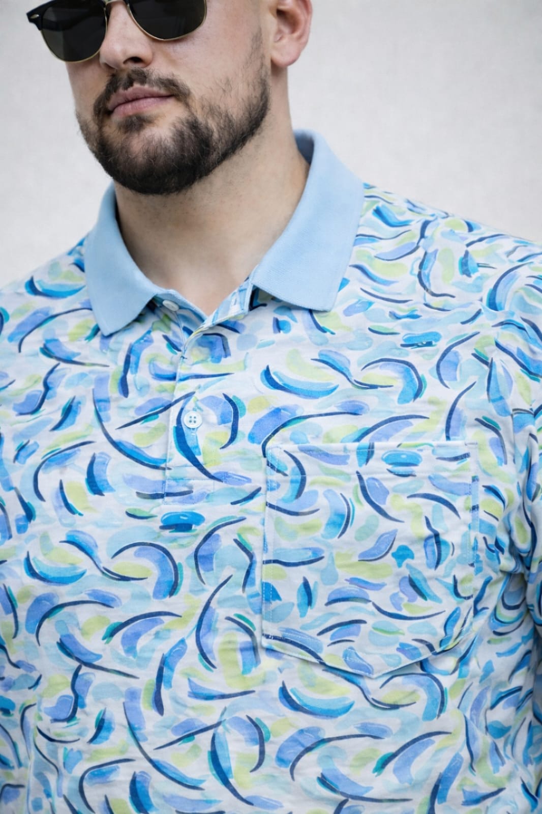 Austivo Men's  Polo Neck T-shirt