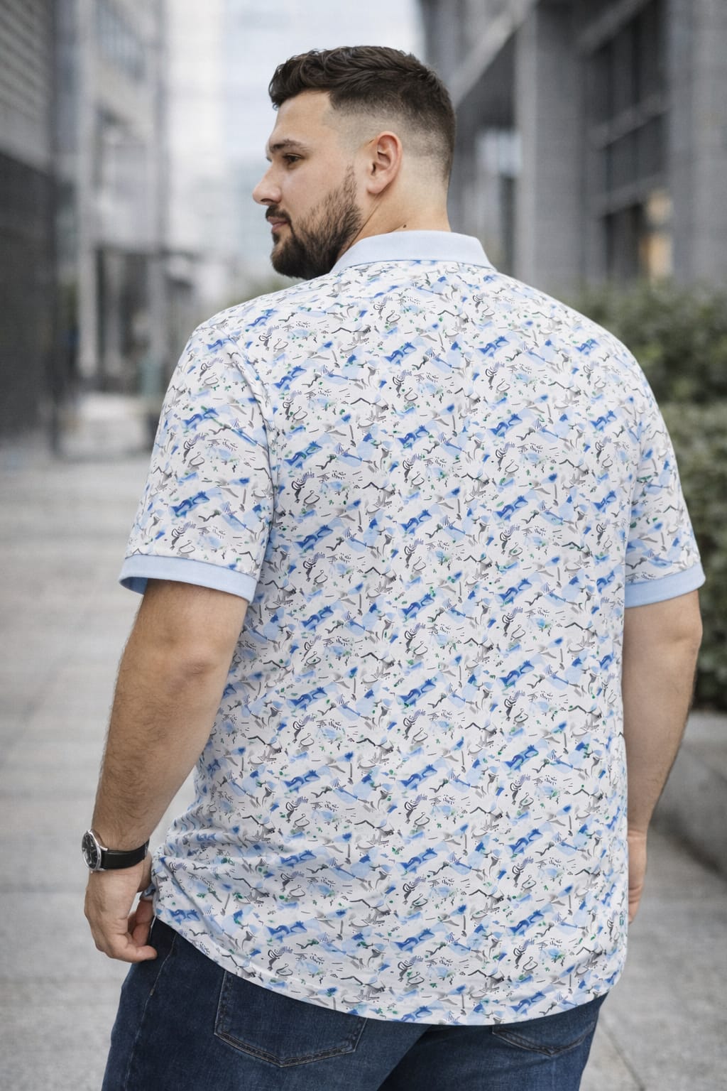 Austivo Men's  Polo Neck T-shirt