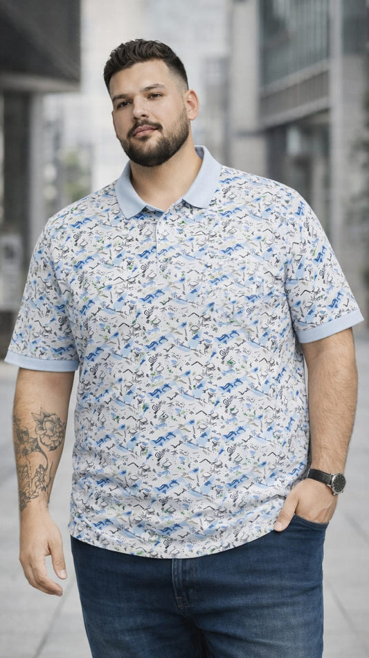 Austivo Men's  Polo Neck T-shirt