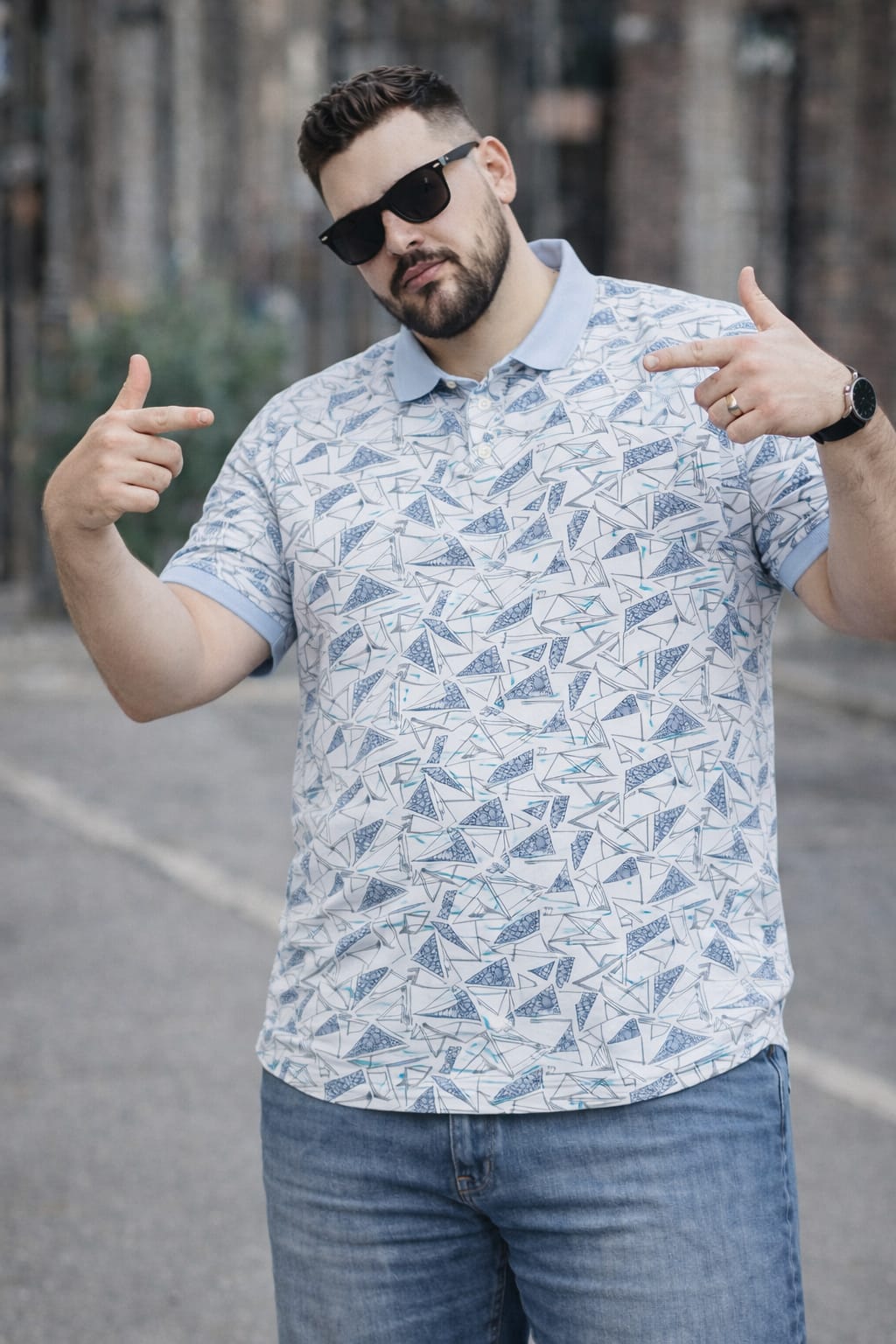 Austivo Men's  Polo Neck T-shirt