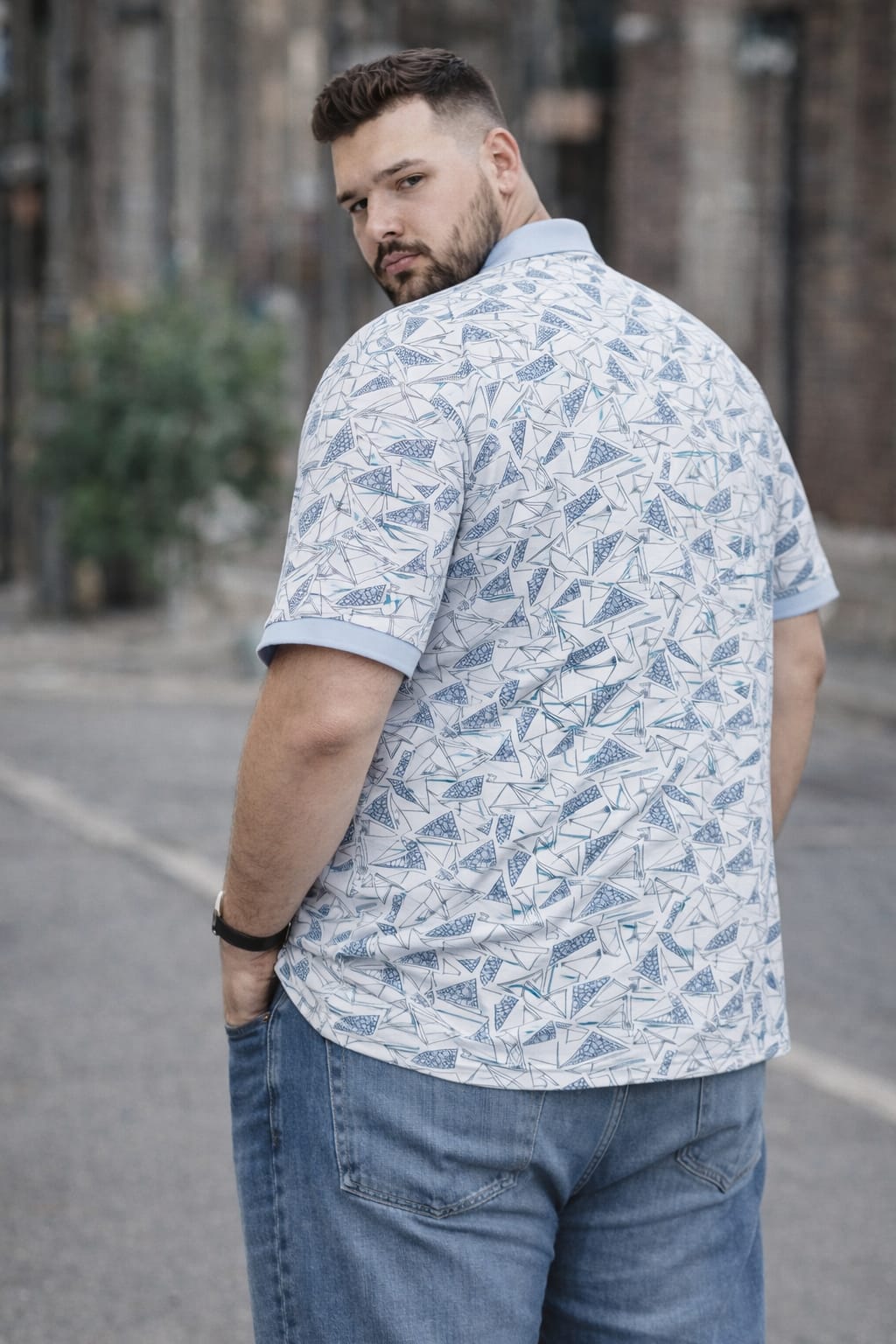 Austivo Men's  Polo Neck T-shirt