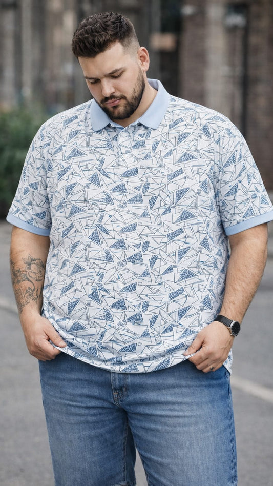 Austivo Men's  Polo Neck T-shirt