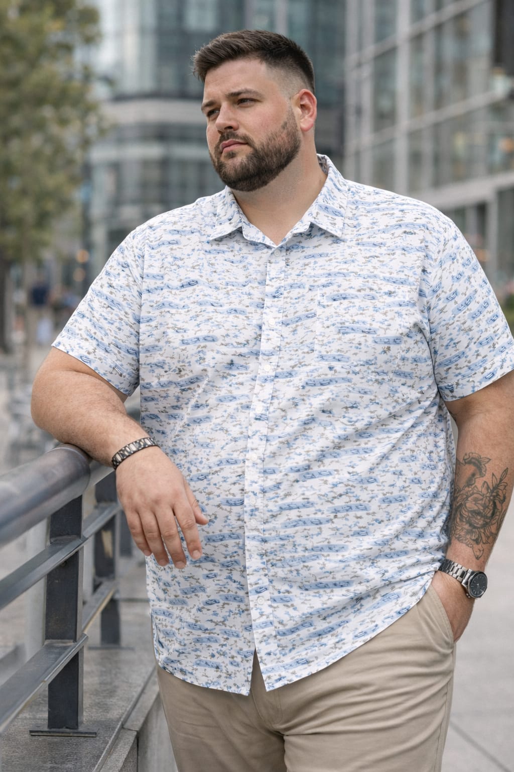 Austivo Men Plus Size Shirt