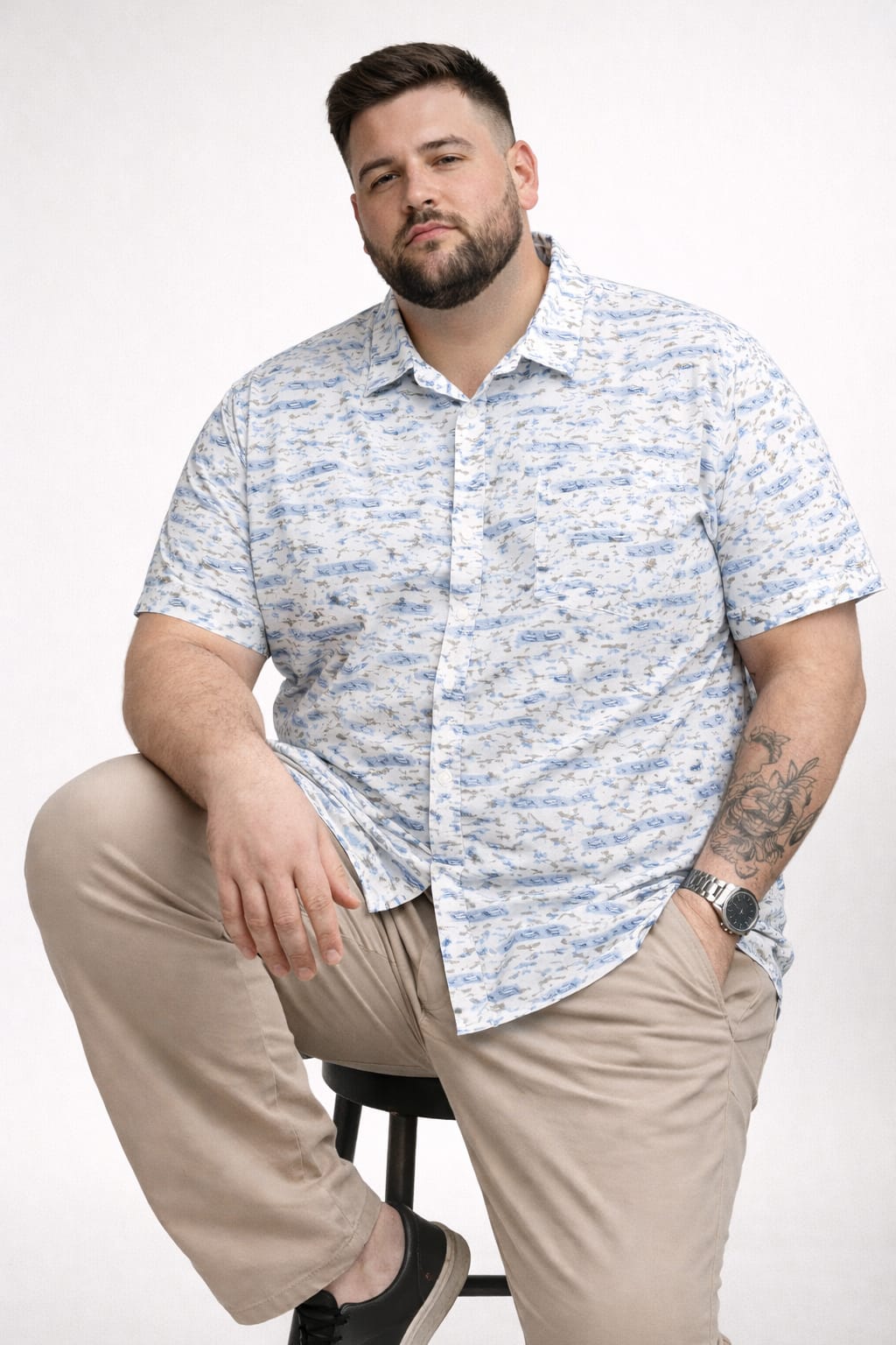 Austivo Men Plus Size Shirt