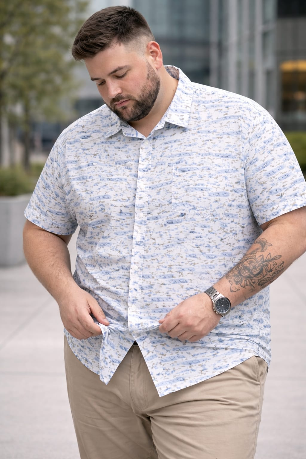 Austivo Men Plus Size Shirt
